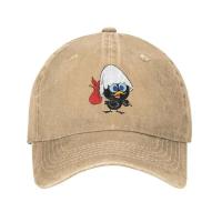 Gorra de béisbol de dibujos animados Calimero informal a la moda para hombres y mujeres, gorra de mezclilla desgastada con animales y pájaros para entrenamiento al aire libre, gorras de ajuste ajustable - details 0