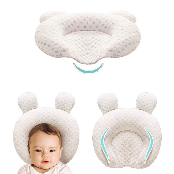 Bebé Anti-sesgo Cabeza Estereotipada De Látex Almohada nacido Shapping Almohadas de Protección Infantil Cojín de Dormir para 0-1 Años de Edad artículos - 1