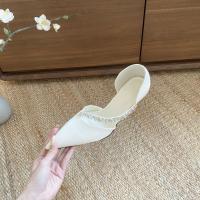Tacones altos nuevo diseño de nicho temperamento pies no cansados ​​diamantes de imitación blanco stiletto zapatos de boda hueco sandalias - details 28
