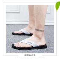 Novedad de verano, chanclas de PVC a la moda, zapatillas juveniles antideslizantes de Color sólido con Clip para la playa con punta abierta, zapatillas para hombre - details 11