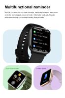 Reloj inteligente AMOLED 2024 para mujer y niña, pantalla completamente táctil, notificaciones de WhatsApp, Bluetooth, llamada, regalos exquisitos, 390x450 - details 16