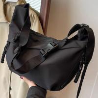 Bolso cruzado informal de lona para mujer, bolso de hombro negro, bolso de gran capacidad, bolso de compras de viaje para hombre - details 5