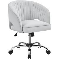 Silla de Oficina de Terciopelo Ruinas Giratorias de 360° Ajustable en Altura - details 10