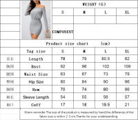 Vestido de hombro desnudo y falda corta para mujeres - details 0