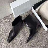 Western de cuero genuino ODM con punta cuadrada y botines Chelsea para mujer - details 6