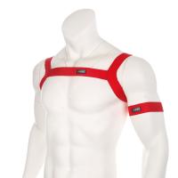 Lencería Correas De Arnés De Los Hombres Cuerpo Sexy De Pecho Disfraces Traje De Bondage De Alta Elasticidad Con Brazalete Club Nocturno De Hombre - details 7