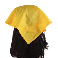 Suministros de cocina, gorro triangular para trabajo de cocina, pegamento de hilo, turbante de trabajo de varios colores, sombrero de camarera de algodón duradero para restaurante - details 3
