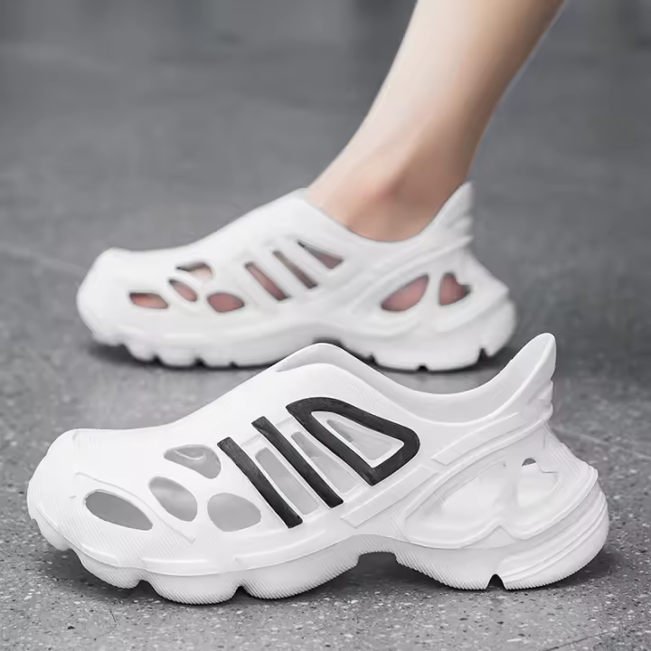 Sandalias de Hombre Suela Gruesa, Transpirable, Antideslizante, Desgaste Primavera-Verano, Estilo Bolsa de Cabeza - 1
