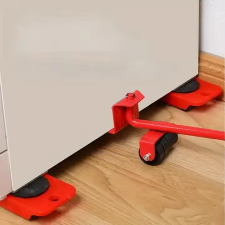 Set de Elevación de Muebles de Metal Pesado Kit de Resalón Móvil de 360 Grados con 5 Almohadillas - 1