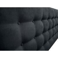 Cabeceros de Camas Oslo cabeceros tapizados de madera cabecero acolchado cabecero Polipiel Blanco cabeceros para dormitorio cabecero de cama (negro, 150 x 70) - details 3