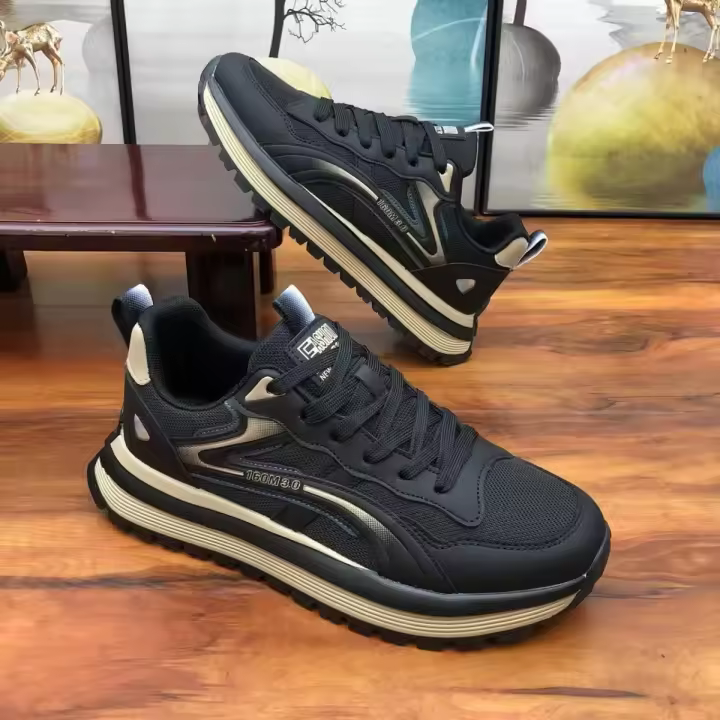 Zapatos Cortez para Hombres de Estilo Oeste Suela Suave de Malla Nueva Primavera-Verano 2025 - 1