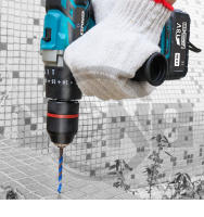 Ponbos-taladro eléctrico sin escobillas de 18V, Portabrocas de 13MM, inalámbrico, impacto, tablón de Metal, abridor de agujeros de acero de color - details 4