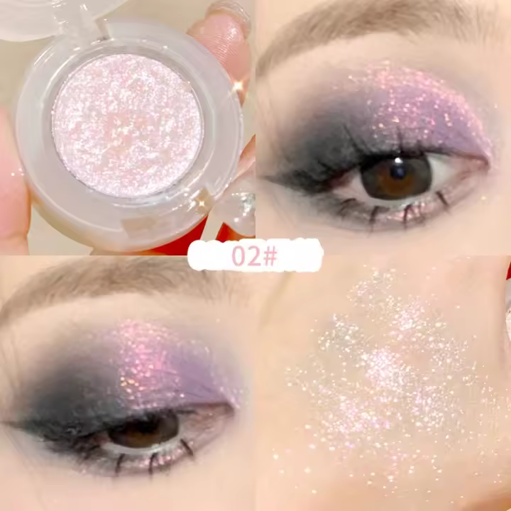 Paleta de Sombras de Ojos de Melocotón Brillante Gel de Resalto para Rostro y Cuerpo - 1