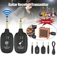 Sistema Inalámbrico A8 para guitarra eléctrica, transmisor y receptor, recargable, para bajo y violín - details 4