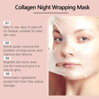 Máscara Exfoliante de Colágeno Hidratado Elástico Para Piel Suave y Lisa Cuidado de Belleza Coreano - details 0