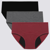Pañales de Algodón para Mujeres a Cintura Baja A Prueba de Fugas, Cuidado de Maquinaria, Estilo Plano, Tallas XS-GG - details 1