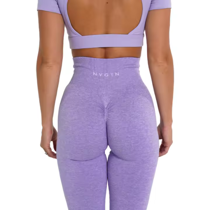 NVGTN-mallas moteadas sin costuras para mujer, mallas suaves de entrenamiento, trajes de Fitness, pantalones de Yoga, ropa de gimnasio - 1