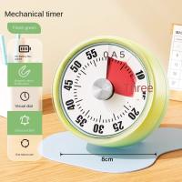 Temporizador Visual multifuncional de 60 minutos, sin necesidad de batería, temporizador mecánico magnético, cuenta atrás Ultra silenciosa, temporizador de cocina para hornear - details 12