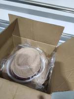 Sombrero de paja de Panamá Natural para hombre y mujer, sombrero de paja con forma suave, ala ancha, regalo de cumpleaños - details 0