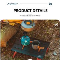 Estufa de Camping 3300W de Potencia Mini Quemador de Camping Portátil Senderismo Montar Equipo de Pesca - details 3