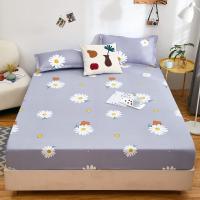 Sábana Ajustable Impermeable Cubierta de Cama Elástica Amigable con la Piel Estilo Floral - details 0