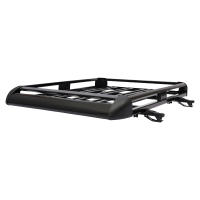 Portaequipajes universal de aluminio, portaequipajes para coches, carga hasta 68 kg, color negro, 127 x 97 cm - details 3