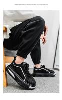 Papá zapatos versátiles casual zapatos deportivos Guochao hombres 2025 nuevos hombres de suela gruesa superficie de cuero aumentando zapatos blancos. - details 16