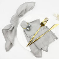 Servilletas de Algodón 100% Suaves y Reutilizables 4PCS Ideal para Comedores, Bodas, Fiestas, Restaurantes - details 2
