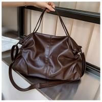 Bolso De Hombro Negro Grande Para Mujer, Bolso De Compras Grande, Bolso Cruzado De Cuero Suave De Alta Calidad Y Color Sólido, Bolso De Viaje Para Mujer - details 17