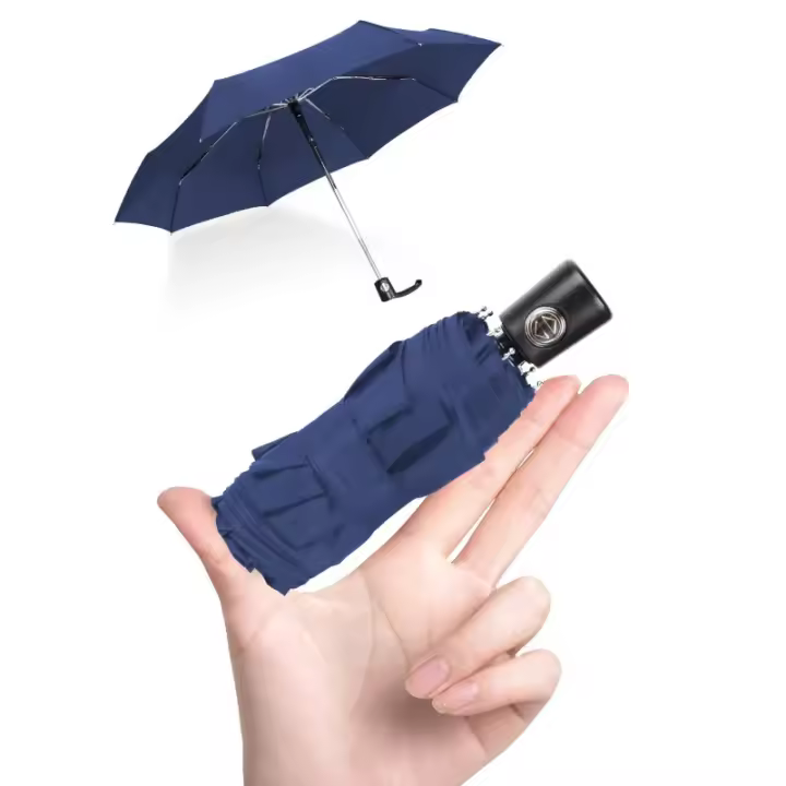 Mini nuevo paraguas plegable automático para mujer, 5 capas, coche portátil a prueba de viento, paraguas de moda al aire libre, sombrilla - 1