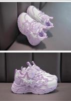 Zapatos informales para niños y niñas, zapatillas deportivas clásicas con estrellas, transpirables, de PU + Goma, antideslizantes y suaves - details 9