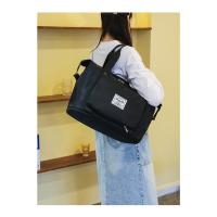 Bolsa de viaje de gran capacidad de las mujeres de gran tamaño de la barra de lazo portátil viaje de negocios bolsa de almacenamiento de entrega portátil bolsa de fitness deportiva bolsa de lona - details 33