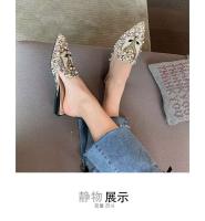 Zapatos planos de mujer con punta puntiaguda y espalda expuesta, zapatos de mujer antideslizantes - details 7