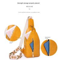 Riñonera de cuero PU para mujer, bolso de pecho sencillo de estilo bohemio para mujer, bolso de hombro deportivo Retro occidental de gran capacidad para ciclismo - details 19