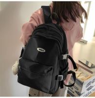 Nueva Mochila Sencilla para Estudiantes Universitarios Mochila de Color Sólido para Hombres y Mujeres - details 17