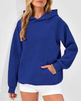 Sudadera con Capucha Básica para Mujer Estilo Y2K a la Moda Sudadera con Bolsillo Suelto - details 11