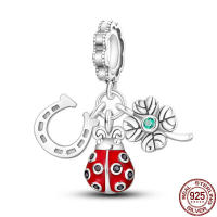 Encantos de Plata Esterlina S925 con Mariposa Flor y Corazón para Pulsera Original de 3mm Joyería Fina de Cumpleaños para Mujeres Material de Metal con Zirconia - details 0