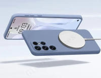 Funda de Silicona Líquida Magsafe Carga Inalámbrica Magnética para Samsung Galaxy S25 S24 S23 S22 Ultra Plus Fe A55 A15 A35 4g 5g Accesorios de Electrónica - details 0