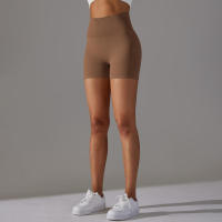 Hamidou pantalones cortos de Yoga para mujer, Shorts de Fitness para correr, ciclismo, transpirables, cintura alta, entrenamiento, gimnasio, Verano - details 12