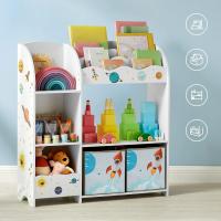 Organizador de Juguetes y Libros para Niños Estante de Almacenamiento Multifuncional con 2 Cajas - details 2