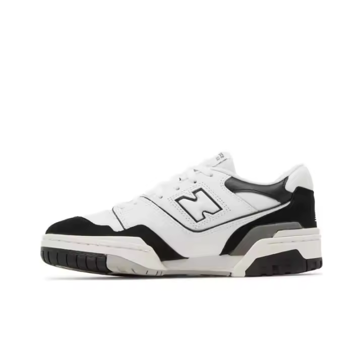 Leten NB 550 baloncesto retro de caña baja blanco negro para hombres y mujeres pegatinas de pared - 1