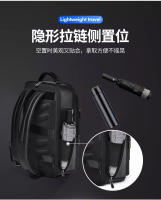 Mochila premium de gran capacidad para hombres, bolsa de ordenador, bolsa de viaje para viajeros de negocios, mochila multifuncional USB - details 7
