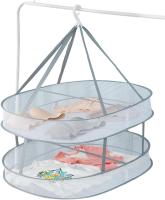 Perchero de Secado de Suéteres Plegable de Malla Secador de Ropa Largo para Interiores y Exteriores - details 0