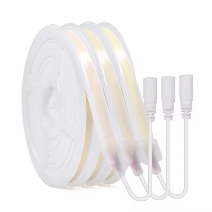 Tira de luces LED COB de 5V, cinta de neón Flexible de alta densidad, 320LED/m, 3000K, 4000K, 6000K, RA90, lámpara de cuerda de neón resistente al agua - 1