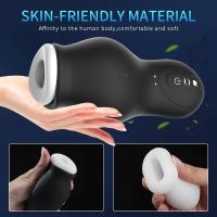 Embalaje privado Sexy Copa de avión vibratoria eléctrica entrenador de eyaculación retardada juguetes sexuales productos para adultos adecuados para la masturbación masculina - details 0