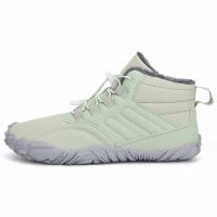 Zapatos descalzos con punta ancha para mujer y hombre, calzado minimalista forrado de piel, suela cero caída, botas de nieve cálidas para caminar al aire libre, Invierno - details 2