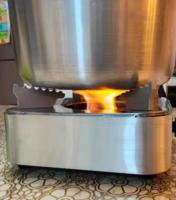 Estufa de Alcohol, de acero inoxidable tipo cajón engrosado olla caliente, estufa pequeña y portátil para exteriores, uso doméstico - details 19