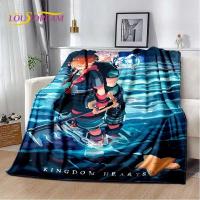 Manta de felpa suave con dibujos animados en 3D Kingdom Hearts, manta de franela para sala de estar, dormitorio, cama, sofá, Picnic, regalo para niños - details 2
