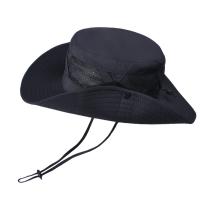 Sombrero de pescador de malla de nailon informal, gorra de senderismo portátil con protección UV de secado rápido, sombrero de cubo plegable suave impermeable para hombre y mujer - details 8