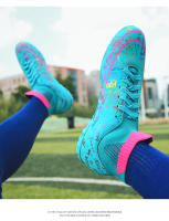 Zapatos de fútbol de alta calidad para hombres, botas de fútbol de la sociedad, cornamusas de entrenamiento al aire libre antideslizantes de hierba, zapatillas de Futsal, calzado deportivo Unisex - details 18